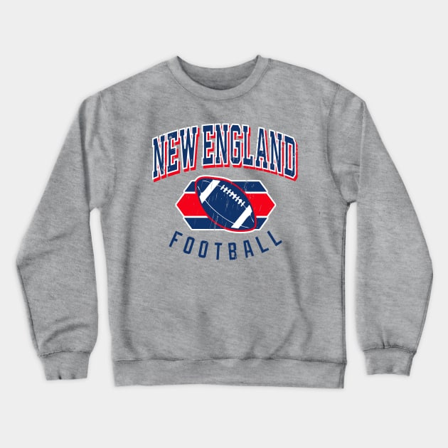 Vintage New England Football Crewneck Sweatshirt by funandgames